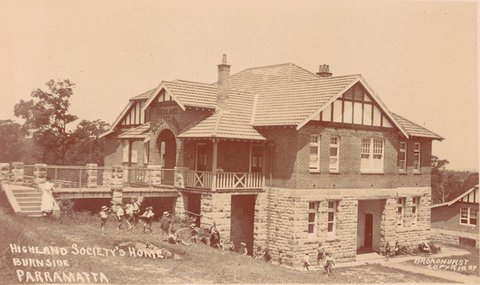 Highland Societys Home Burnside Parramatta, 1900–27