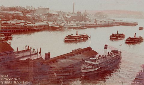West Circular Quay Sydney, 1900–27