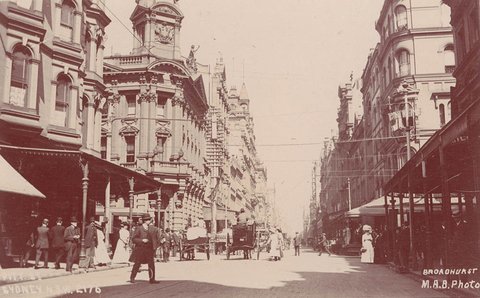 Pitt St Sydney, 1900–27