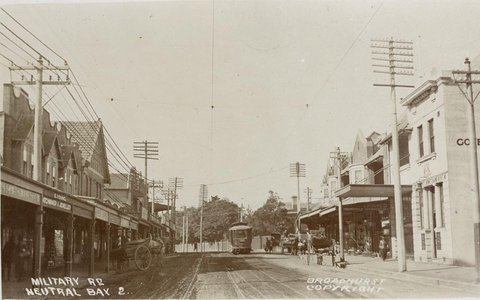 Military Rd Neutral Bay, 1900–27