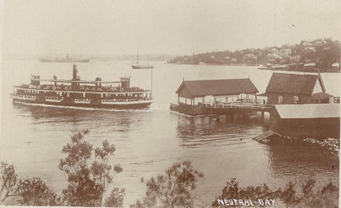 Neutral Bay, 1900–27