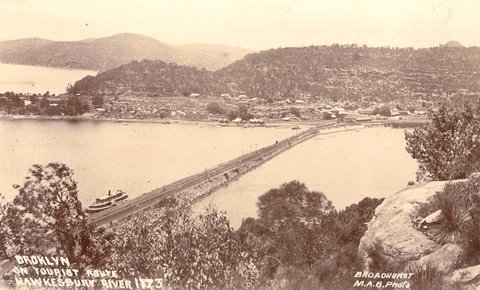 Brooklyn on Tourist Route Hawkesbury River, 1900–27