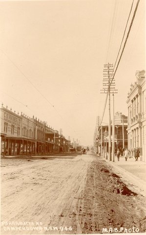 Parramatta Rd Camperdown, 1900–27