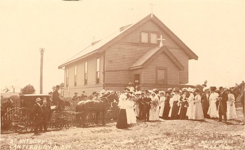 St Anthonys Church including wedding scene, 1900–27