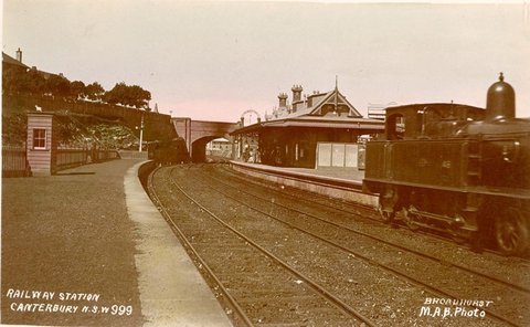 Railway station Canterbury, 1900–27