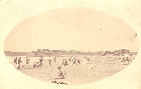 Collaroy beach scene, 1900–27
