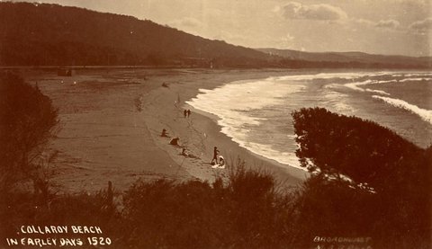 Collaroy Beach in earley ie early days, 1900–27