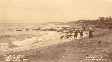 Childrens Corner Shell Beach Cronulla, 1900–27