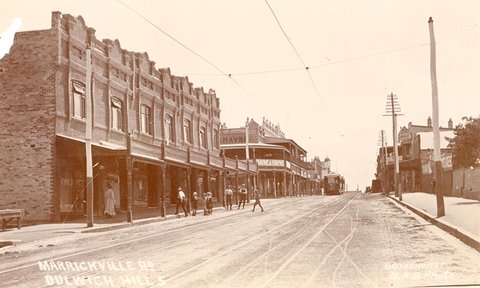 Marrickville Rd Dulwich Hill, 1900–27