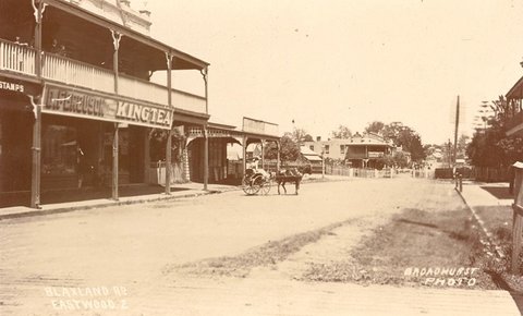 Blaxland Rd Eastwood, 1900–27