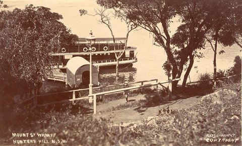 Mount St Wharf Hunters Hill NSW, 1900–27