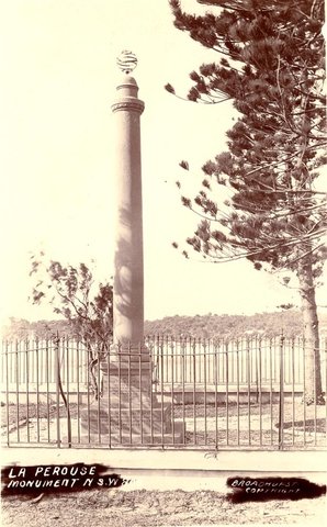 La Perouse Monument NSW, 1900–27