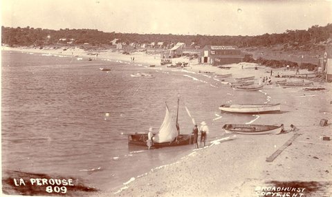 La Perouse including boats and boatsheds, 1900–27