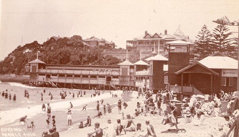 Surfing Manly, 1900–27