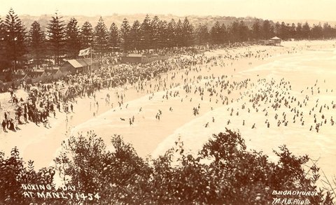 Boxing Day at Manly, 1900–27
