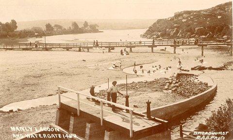 Manly Lagoon and Watergate, 1900–27