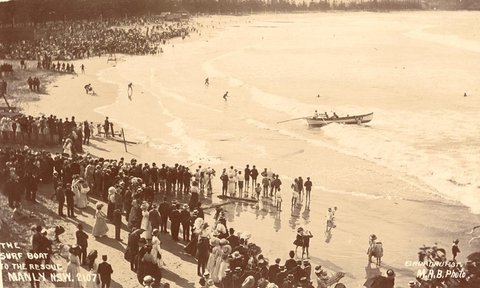 The Surf Boat to the Rescue Manly, 1900–27