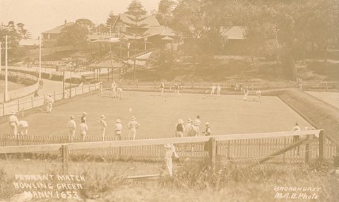 Pennant Match Bowling Green Manly, 1900–27