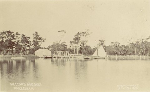 McLeans Boatshed Narrabeen, 1900–27