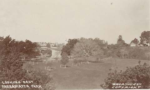 Looking East Parramatta Park, 1900–27