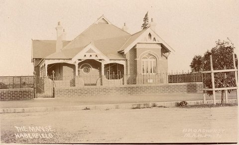 The Manse Haberfield Federation style house, 1900–27