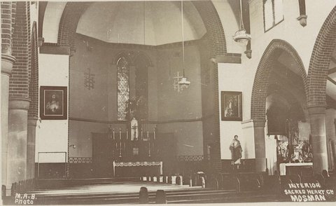 Interior Sacred Heart Church Mosman, 1900–27