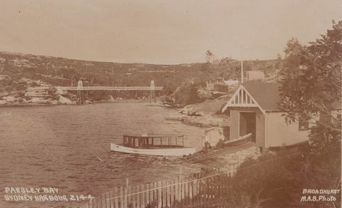 Parsley Bay Sydney Harbour, 1900–27