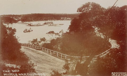 The Spit Middle Harbour, 1900–27