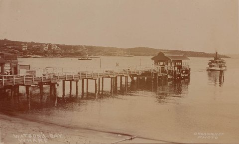 Watsons Bay Wharf, 1900–27