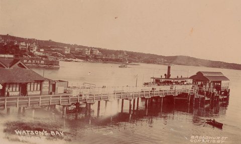 Watsons Bay Wharf, 1900–27