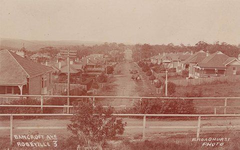 Bancroft Ave Roseville, 1900–27