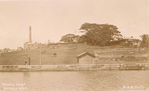 Dawes Point Sydney including Dawes Battery and Electrical Power Station, 1900–27