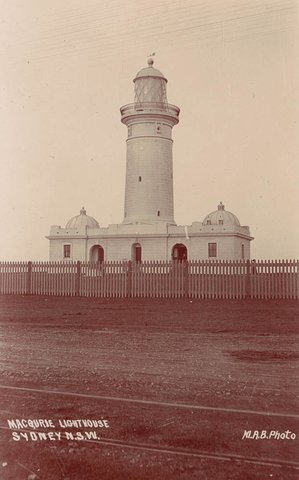 Macquarie Lighthouse Sydney, 1900–27