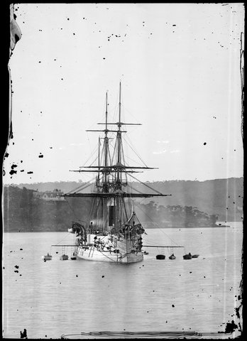 French warship 'Atalante', Sydney Harbour, 1873 A2823050h