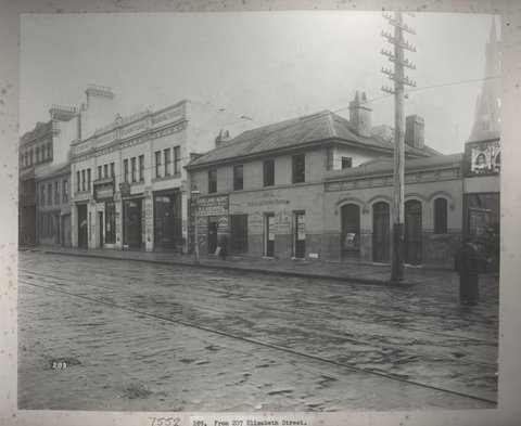 Views taken during Cleansing Operations, Quarantine Area, No.207 Elizabeth Street, Sydney (NSW), 1900