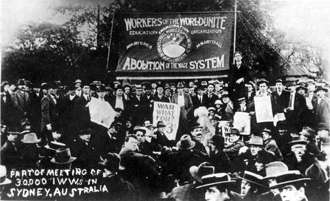 IWW Mass Meeting in Sydney, Australia, September 11, 1916