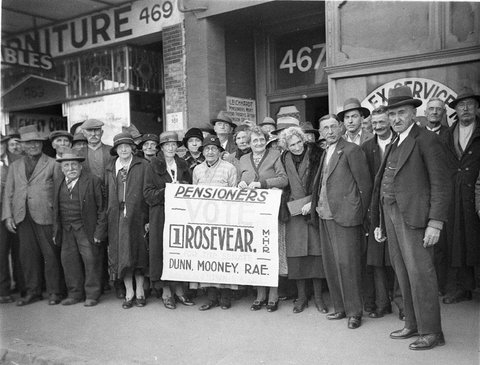 Vote Rosevear MHR Dunn Mooney and Rae for Senate, c. 1930