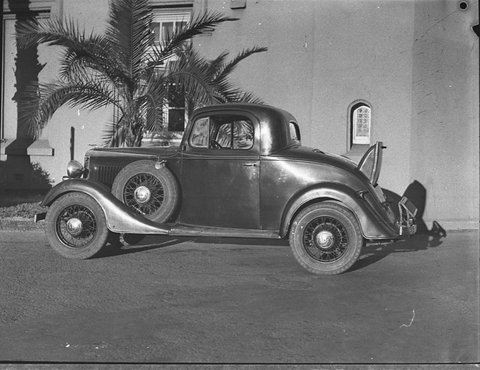 1934 ASX Vauxhall Light Six 14 hp Coupe body by Holdens, 1938