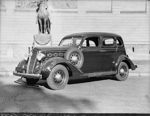 1935 Plymouth taken for Liberty Motors, 1937