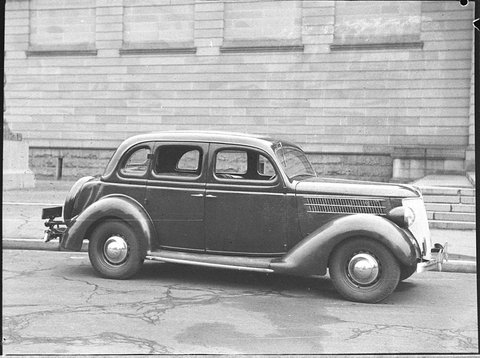 1936 Ford V8 taken for Liberty Motors, 1937