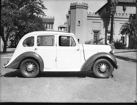 1936 Hillman sedan, 1938