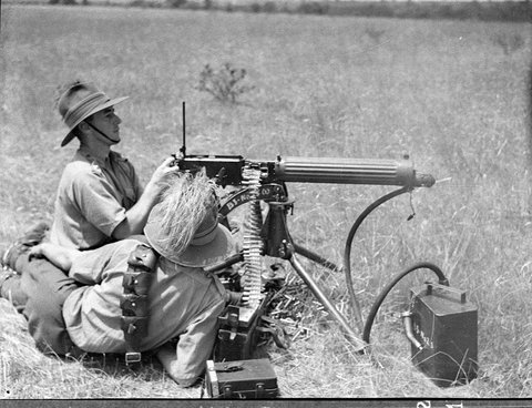 1st Light Horse Machine Gun Regiment in camp at Greenhills and Campbelltown, 1937