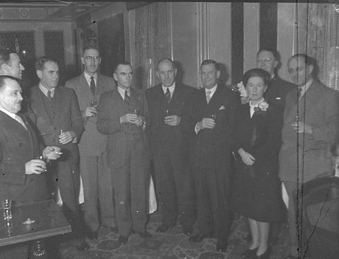 21 Club Dinner Ushers Hotel, 1947