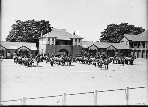 9th Brigade at barracks, 1938
