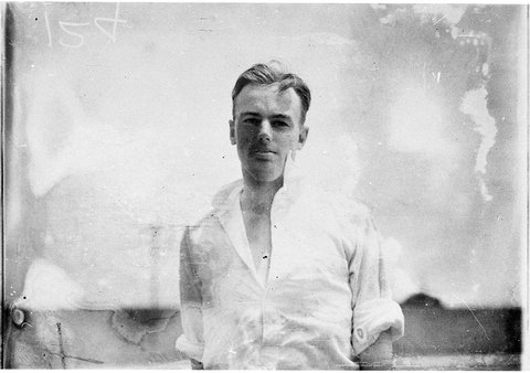 Cricketer portrait, 1930s
