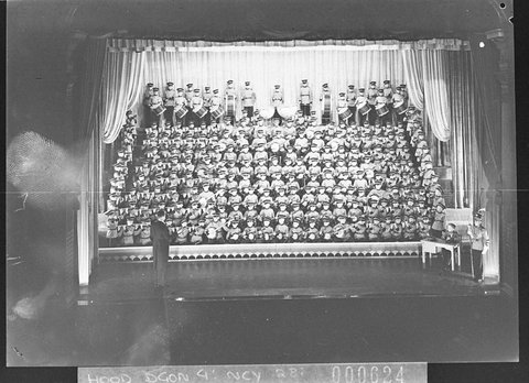 Adelaide Boys Band at Prince Edward Theatre, 1937