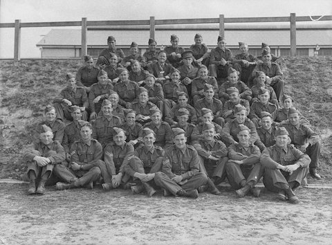 AIF Day boys Willoughby Drill Hall taken for Corporal Ramsay, 1940