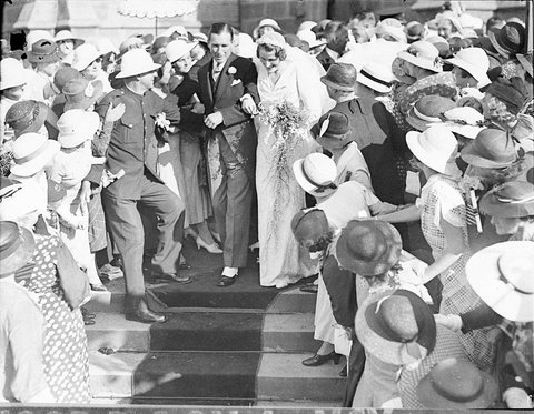 Anderson wedding, 1930s