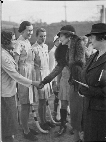 AngloScottish Hockey team v Australia, 1937