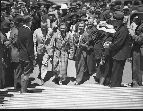 Arrival of Opperman, 1938